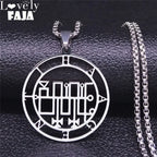Sigil Lucifer Chain Pendant Necklace — Stainless Steel