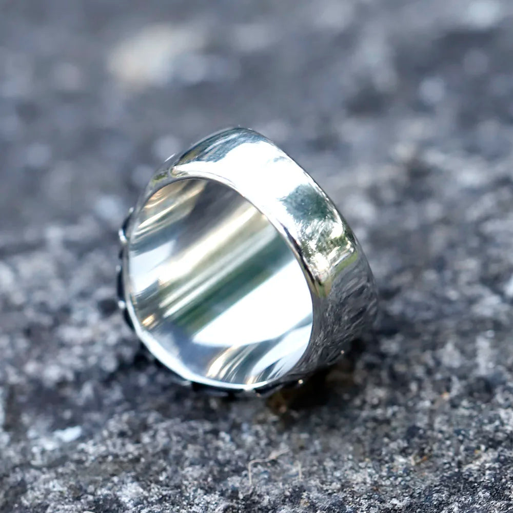 NEW Men's 316L Stainless-Steel Rings Calvarium Skull with 13 Letter Ring for Teens Punk Jewelry for Gift Free Shipping
