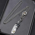 Feather 925 Silver Pendant Necklace