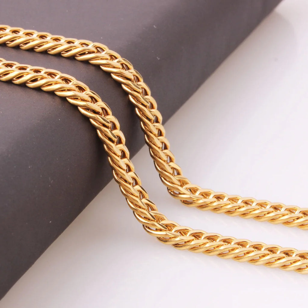 Cuban Gold Chain 10MM Curb Link Necklace