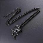 New Creative Fashionable Domineering Little Shark Pendant Necklace Punk Hip Hop Men Accessories Nightclub Jewelry
