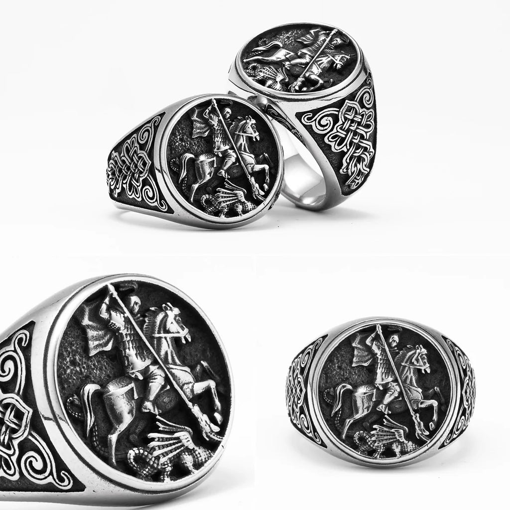 Alexander The Great Ring — Stainless Steel