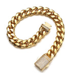 Cuban Chain Bracelet 6-14mm — Stainless