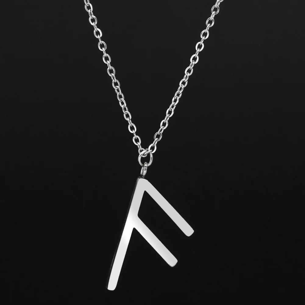 Viking Rune Layering Necklace — Minimal