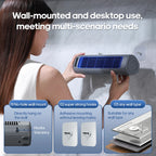 KINSCOTER Portable Air Conditioner Fan 2000mAh Quiet Desktop Tower Fan Wall Non-drilling Circulating Fan 3 Speeds