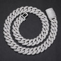 Cuban Chain Necklace Iced Out Gold 15MM