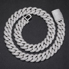 Cuban Chain Necklace Iced Out Gold 15MM