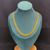Gold-Tone AU9999 Horsewhip Statement Chain Necklace