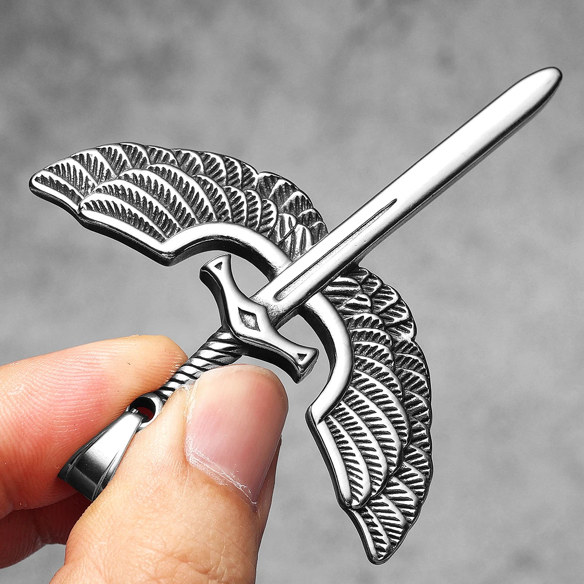 Sword Stainless Steel Pendant Necklace