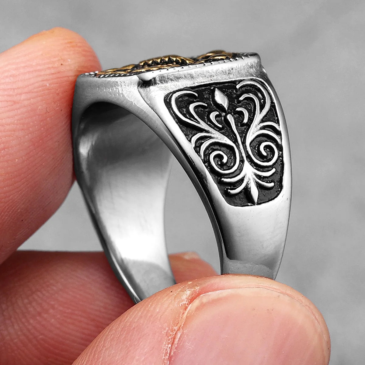 Scorpion Carving Stainless Steel Men Rings Punk New In For Male Women Fashion Jewelry Creativity Gift