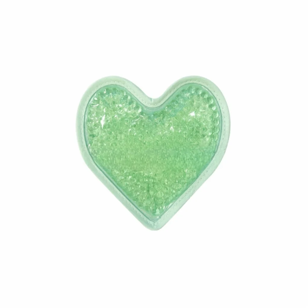 Portable PVC Heart Shaped Ice Pack Gel Heart Shaped Hot Cold Pack Reusable Gel Pad Household Necessities