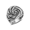 Spiral Ring — 316L Stainless Steel