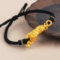 14k Gold Tiger Pendant Bracelet Necklace for Men Female Open Fashion Sutra Bracelet Bangle Engagement Wedding Fine Jewelry Gifts