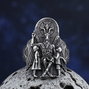 Vintage Lucifer Stainless Steel Ring