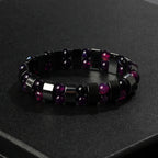 Fashion Wave Hematite Magnetic Bracelet Men Original Beaded Hematite Energy Bracelets for Women Positive Energy Jewelry