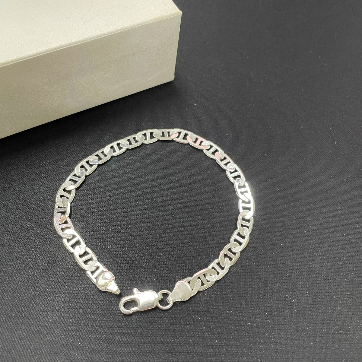 Mariner Chain Necklace Bracelet Set — Gold-Tone & Silver-Tone 6MM