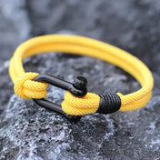Stainless Steel Nautical Wrap Bilayer Bracelet