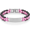 12MM Motorcycle Bike Chain Bracelet for Men Stainless Steel Bicycle Link Design Men's ID Bracelets Punk Rock Jewelry 10