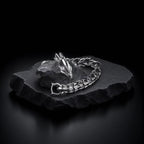Mens Dragon Bracelet Curb Chain Gothic Biker Link Cuff Wristband 1PC Men's Accessories Gift for Him
