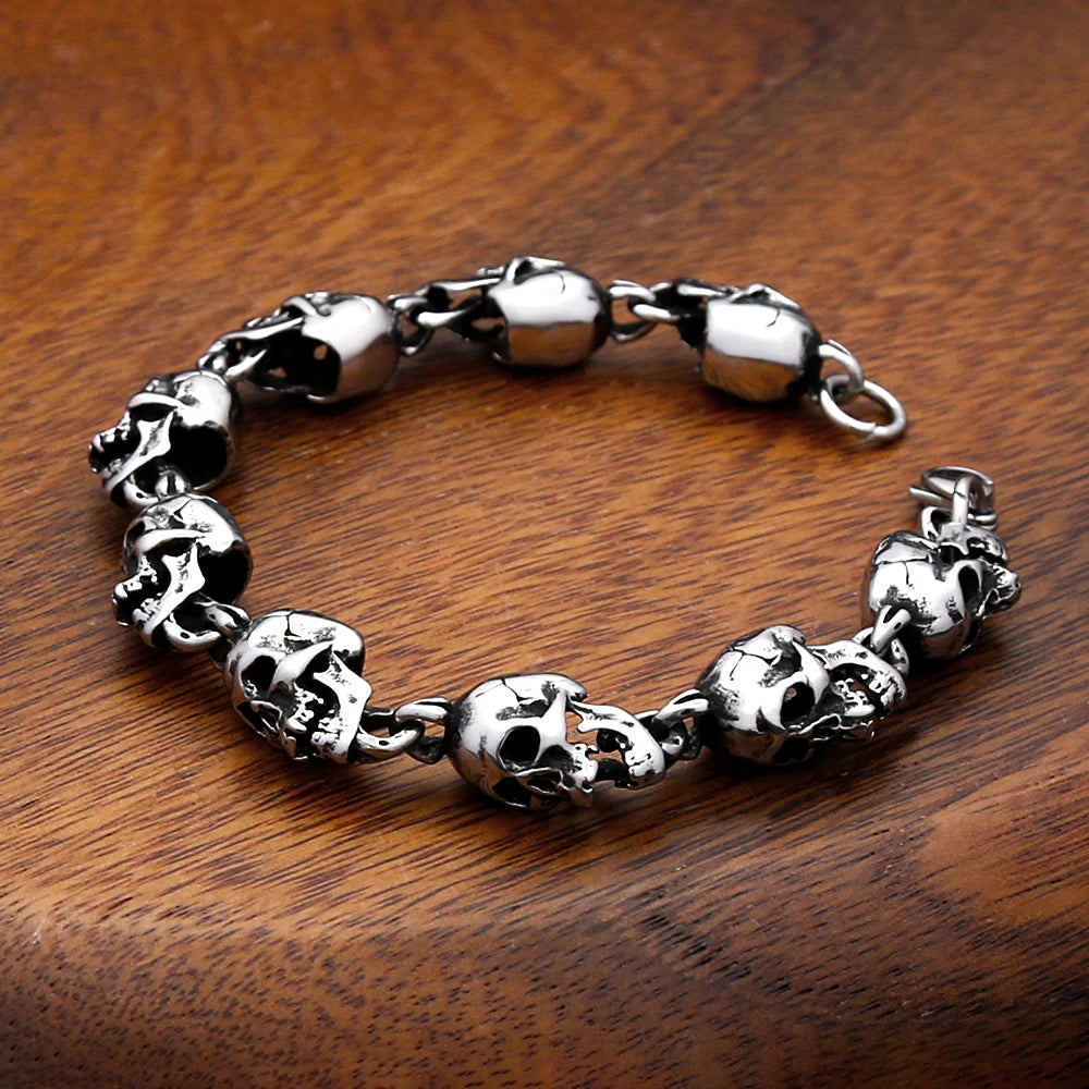 Skull Bracelet 316L — Stainless Steel