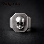 Skull Ring — 316L Stainless Steel Punk Biker