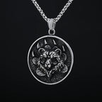 Biker Bear Paw Pendant Necklace — Stainless Steel