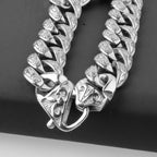 Silver Cuban Link Chain Bracelet 15mm — SS