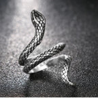 New European and American Retro Paint Soul Snake Men's and Women's General Ring Gift