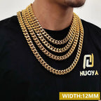 Stainless Steel Cuban Chain Necklace Miami