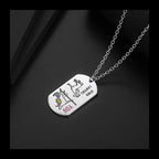 Military Brand Pendant Necklace — Stainless