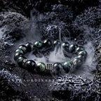 Block Volcanic Lava Stone Bracelet Men Black Classic Matte Obisidian Labradorite Bead Jewelry Women Birthday Gift for