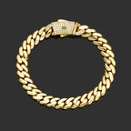925 Silver VVS Moissanite Monaco Chain Necklace