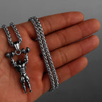 Minimal Pendant Necklace — Stainless Steel