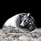 2023 NEW Men's 316L Stainless Steel Viking Nordic Wolf Of Thor High Quality Jewelry Ring Free Shipping