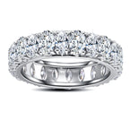 Iced Out Wedding Band Ring — 925 Silver