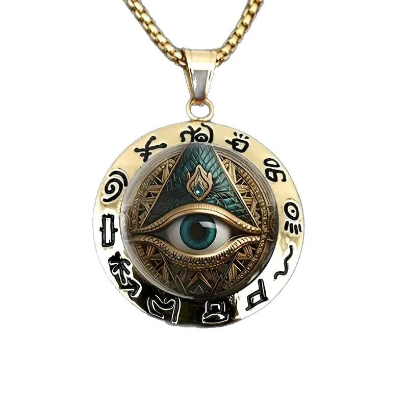 Egyptian Eye Pendant Necklace