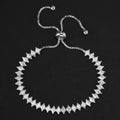 Luxury Dainty Tennis Bracelet for Women Silver Color Sparkling Cubic Zircon Stackable Chain Crystal Banquet Wedding Jewelry H085