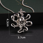Skull Steel Pendant Octopus Europe America