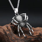 Gothic Spider Pendant — Stainless Steel