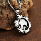 Steampunk Skull Gear Pendant — Stainless