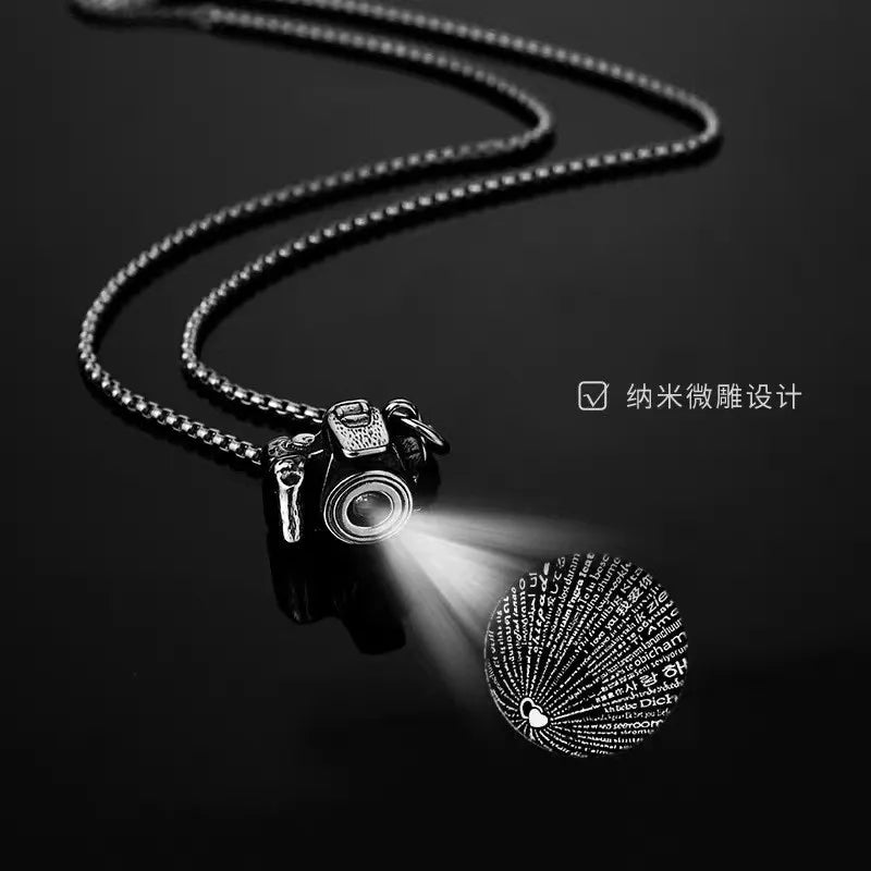 Retro Camera Men Necklaces With Pendant Stainless Steel Unique Jewelry For Male Women Punk Hip Hop Accessories Gifts Wholesale