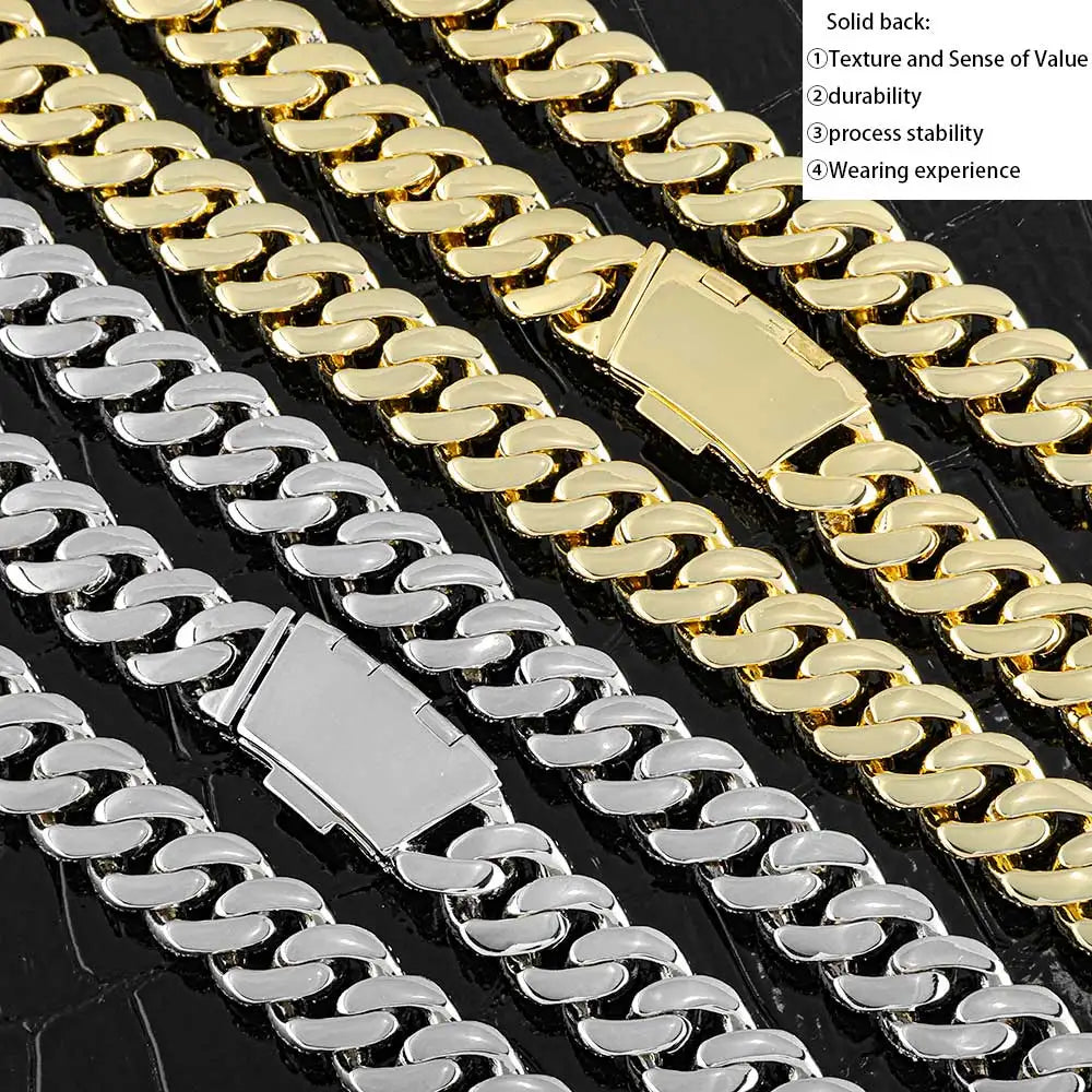 Iced Out Cuban Bracelet Stainless Steel 11MM