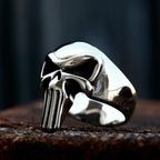 Punisher Skull Biker Ring — Stainless Steel