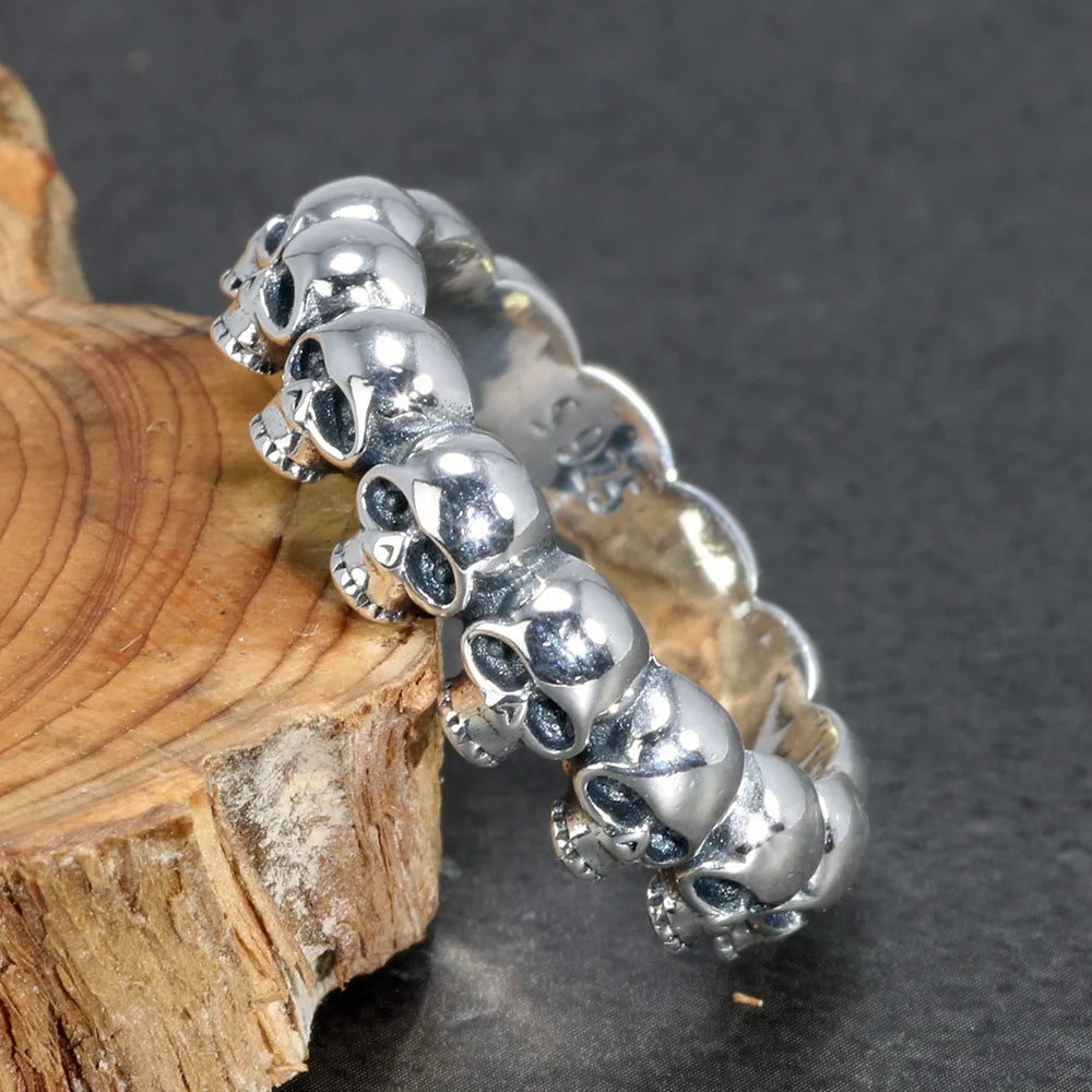 Skull Ring — 925 Silver Punk Couple