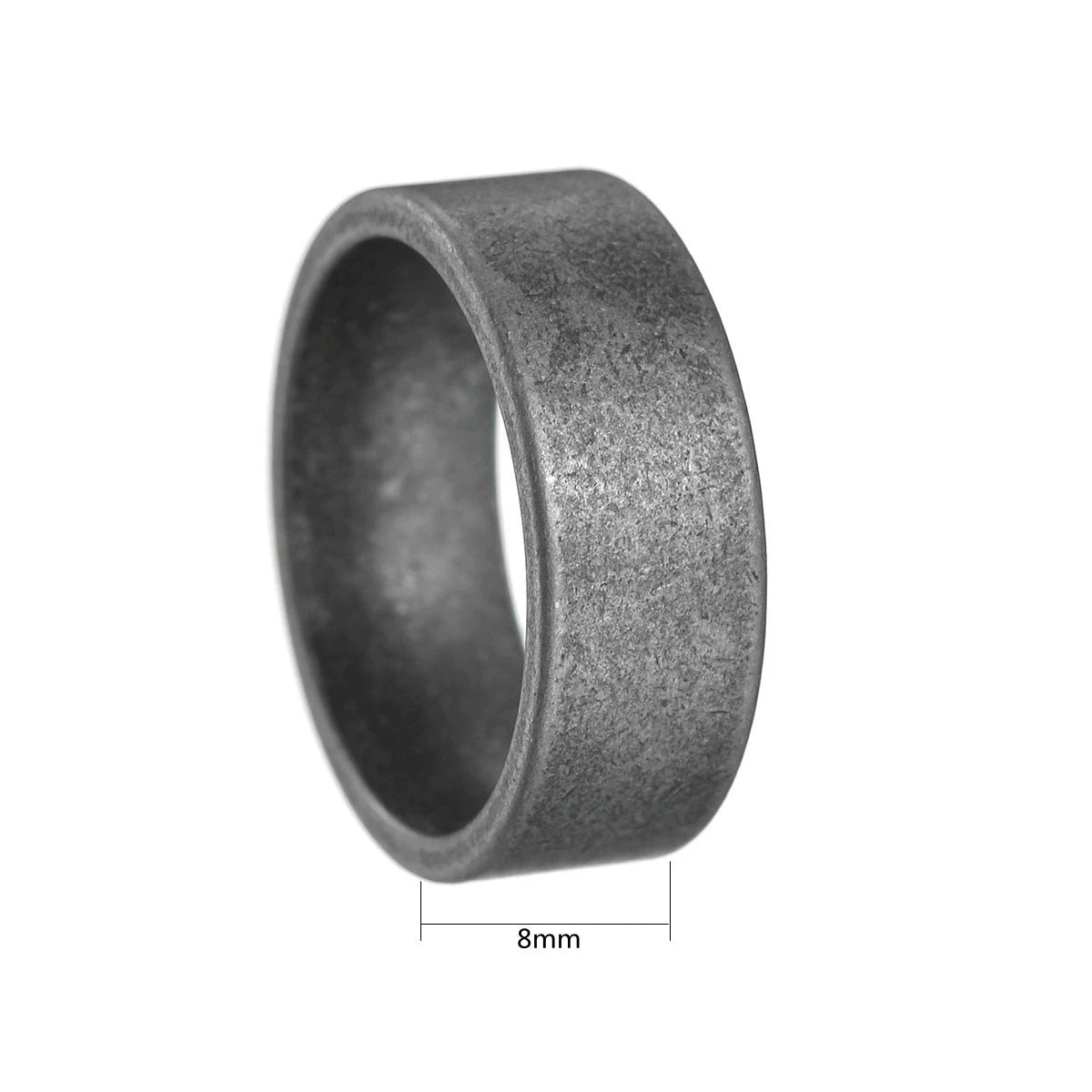Viking Steel Ring 316L Rune Signet Vintage