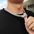 Iced Out Cuban Chain Necklace Stainless Steel 6-16MM