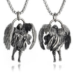 Skull Cross Pendant Necklace