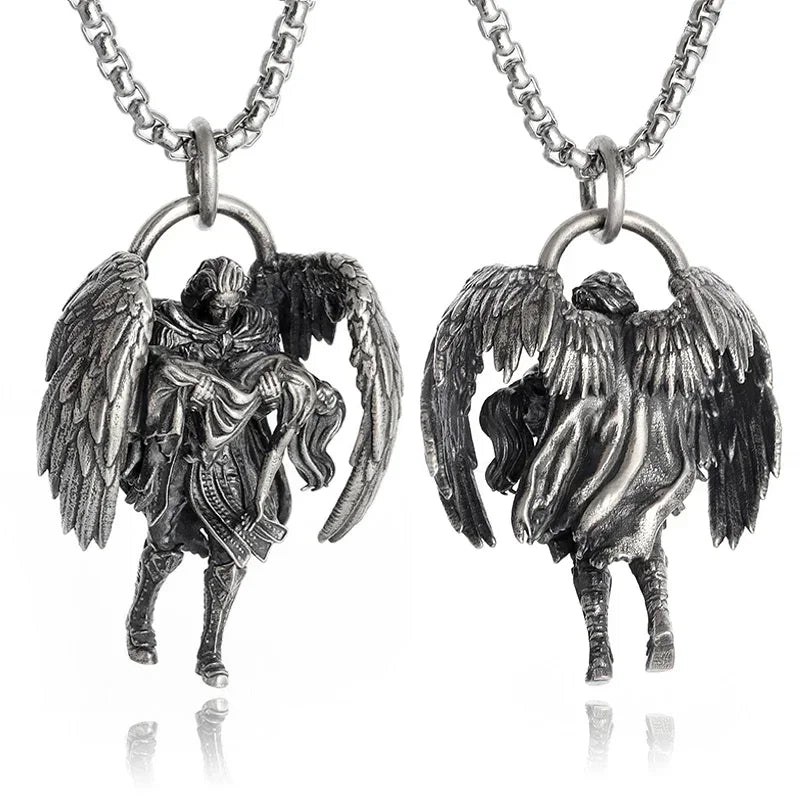 Skull Cross Pendant Necklace