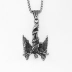 Fallen Angel Pendant Necklace — Stainless Steel