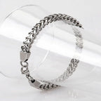 316L Stainless Steel Cuban Chain Bracelet for Men Women Figaro Vintage Metal Viking Kpop Pulseras Emo Cute Luxury